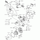 Схема вузла: Air cleaner(1/2) для Kawasaki VN1500 VN1500 Classic Tourer