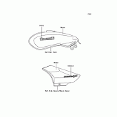 Схема вузла: Наклейки для Kawasaki VN250 Eliminator 250V