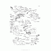 Схема вузла: Cowling (Upper) для Kawasaki ZX1400 Ninja ZX-14R ABS