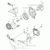Схема вузла: Генератор для Kawasaki ZX636 Ninja ZX-6R ABS KRT Edition