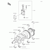 Схема узла: Коленчатый вал для Kawasaki ZX1000 Ninja 1000 ABS