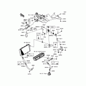 Схема узла: Water Pipe для Kawasaki ZR800 Z800