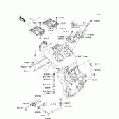 Схема узла: Воздушный фильтр для Kawasaki ZX1200 Ninja ZX-12R