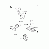 Схема вузла: Крило для Kawasaki KLE250 Anhelo