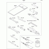 Схема вузла: Owner`s tools для Kawasaki ZR1100 ZRX1100
