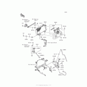 Схема узла: Радиатор для Kawasaki EX300 Ninja 300