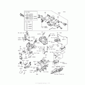Схема вузла: Електроустаткування для Kawasaki EX650 Ninja 650