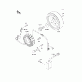 Схема вузла: Генератор для Kawasaki KLX300R