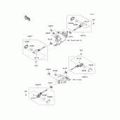 Схема узла: Поворотники для Kawasaki KLX125 D-Tracker
