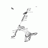 Схема вузла: Рама для Kawasaki ZR800 Z800 ABS