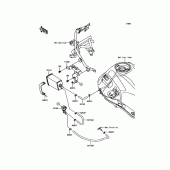 Схема вузла: Fuel Evaporative System для Kawasaki KLE650 Versys 650 ABS