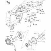 Схема вузла: Генератор для Kawasaki ZR750 Z750