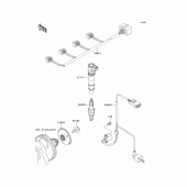 Схема вузла: Ignition system для Kawasaki ZR1000 Z1000