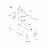 Схема узла: Поворотники для Kawasaki ZX1100 ZZ-R1100