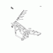 Схема узла: Рама для Kawasaki ZR400 Zephyr X