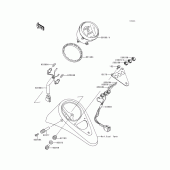 Схема вузла: Meter(s)(vn800-a3/a4/a5) для Kawasaki VN800 Vulcan 800