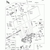 Схема вузла: Throttle для Kawasaki ZR750 Z750