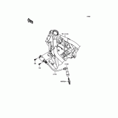 Схема узла: Система зажигания для Kawasaki BX250 NINJA 250SL