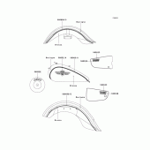 Схема вузла: Decals(boulogne/bronze) для Kawasaki VN1500 Vulcan 1500 Classic FI