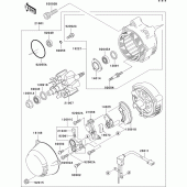 Схема узла: Генератор для Kawasaki ZX1100 ZZ-R1100