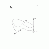 Схема вузла: Сидіння для Kawasaki BN125 Eliminator