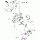 Схема вузла: Headlight(s) для Kawasaki ZR750 Z750