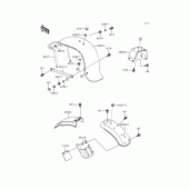 Схема узла: Крыло для Kawasaki KZ1000 Police