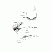 Схема вузла: Decals(ddf) для Kawasaki KX100
