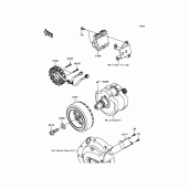 Схема узла: Генератор для Kawasaki VN900 Vulcan 900 Custom