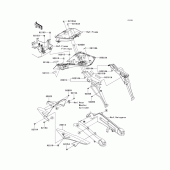 Схема узла: Заднее крыло для Kawasaki ZX1000 Z1000SX