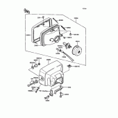 Схема вузла: Head lamp для Kawasaki ZX400 Z400FII