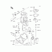 Схема вузла: Карбюратор parts(1/2) для Kawasaki ZX750 Ninja ZX-7R