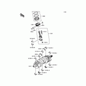 Схема вузла: Колінвал/поршень для Kawasaki ZX636 Ninja ZX-6R ABS