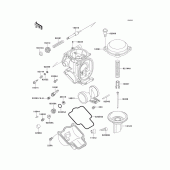 Схема вузла: Карбюратор parts(1/2) для Kawasaki ZX600 Ninja ZX-6