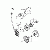Схема вузла: Генератор для Kawasaki KLX450 KLX450R
