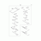 Схема вузла: Owners tools для Kawasaki EN500 Vulcan 500 LTD