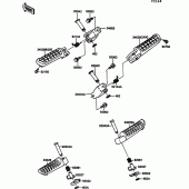 Схема узла: Step для Kawasaki ZX900 GPZ900R