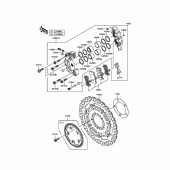 Схема вузла: Переднє гальмо для Kawasaki ZR800 Z800 ABS