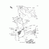 Схема вузла: Радіатор для Kawasaki ZX636 Ninja ZX-6R