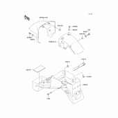 Схема вузла: Крило для Kawasaki ZX900 Ninja ZX-9R