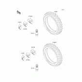 Схема узла: Шины для Kawasaki ER500 ER-5