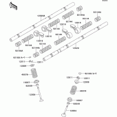 Схема узла: Клапан для Kawasaki ZX750 ZXR750