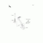 Схема узла: Лапка тормоза для Kawasaki ZR750 Z750R