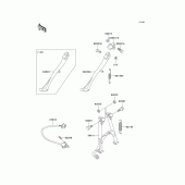 Схема вузла: Stand(s) для Kawasaki KZ1000 Police