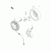 Схема узла: Генератор для Kawasaki ZX600 Ninja ZX-6