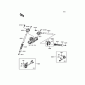 Схема узла: Руль & Пульт управления рулевой для Kawasaki ZX1400 ZZR1400 ABS