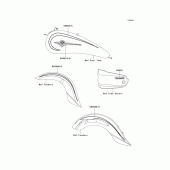 Схема вузла: Decals(red)(a3) для Kawasaki VN1600 Vulcan 1600 Classic