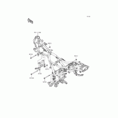 Схема вузла: Кріплення для Kawasaki KLE250 Versys-X 250 ABS