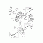 Схема вузла: Сигнал повороту для Kawasaki KLE250 Versys-X 250 ABS