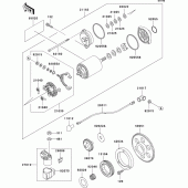 Схема вузла: Starter motor для Kawasaki VN800 Vulcan 800 Classic